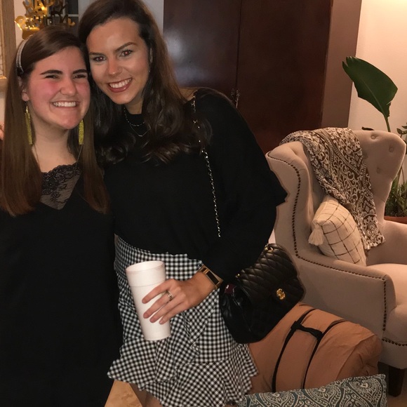 Forever 21 Dresses & Skirts - Gingham Black and White Skirt